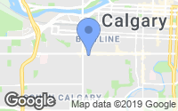 Map of Temple, AB