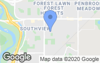 Map of Temple, AB