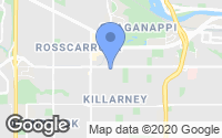 Map of Temple, AB