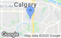 Map of Temple, AB