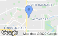 Map of Temple, AB