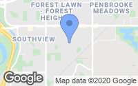 Map of Temple, AB